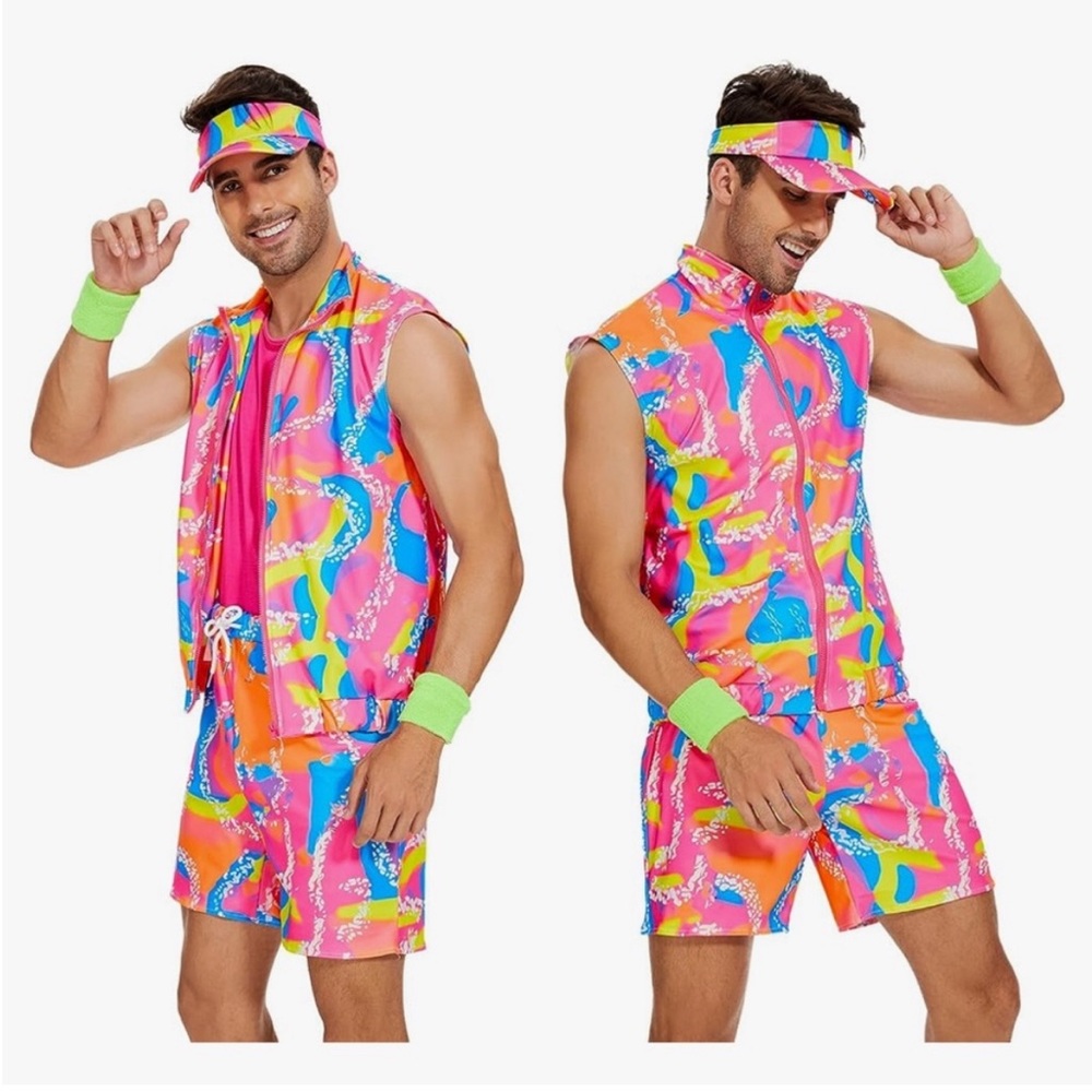 KEN Barbie roller 80s costume outfit